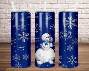 (Instant Print) Digital Download - Snowman tumbler design for 20oz straight - made for our sublimation blanks