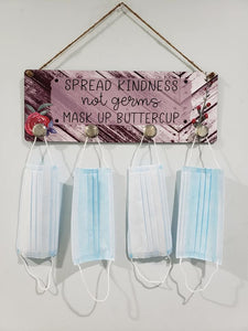 (Instant Print) Digital Download - Spread Kindness not germs Mask Up Buttercup