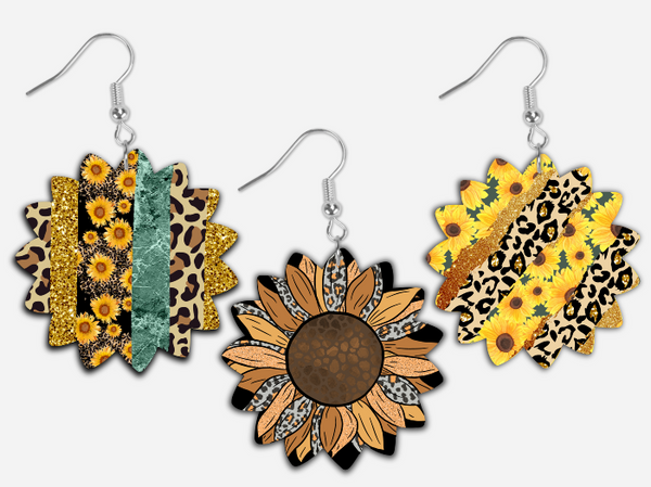 Digital Download - 3pc sunflower design - made for our blanks