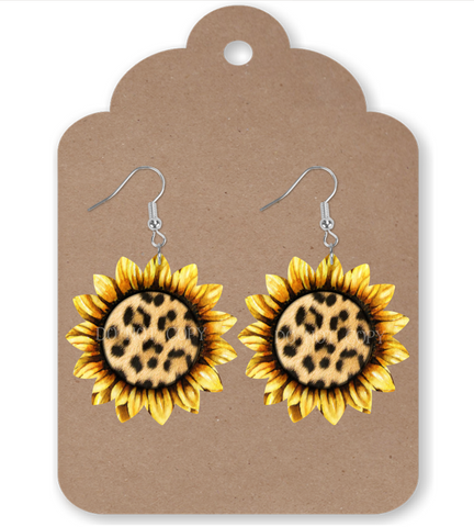 Digital download - Leopard sunflower  - made for our sub blanks