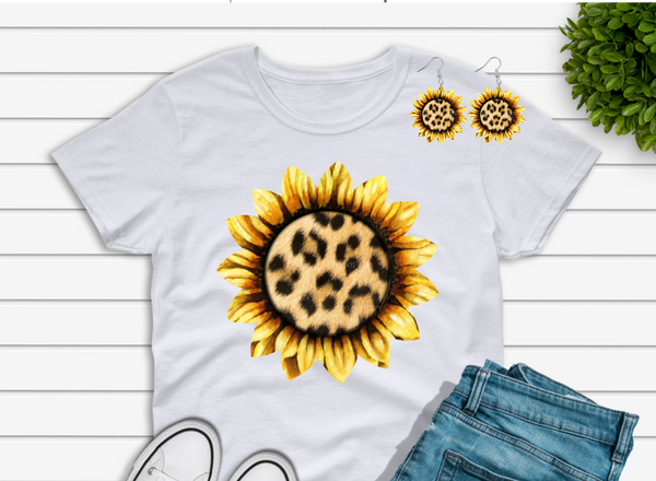 Digital download - Leopard sunflower  - made for our sub blanks