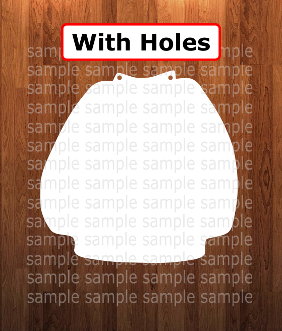 With holes - Sweater shape - 6 different sizes - Sublimation Blanks
