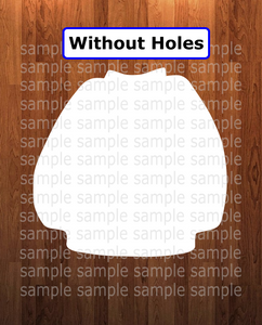 WithOUT holes - Sweater shape - 6 different sizes - Sublimation Blanks