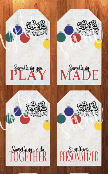 (Instant Print) Digital Download - 18pc tag designs - made for our sublimation blanks