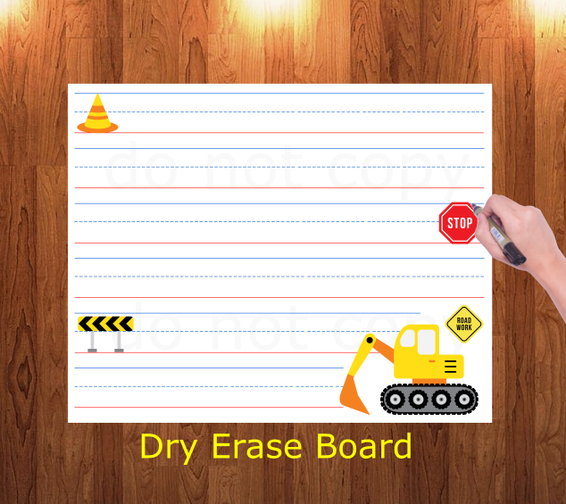 (Instant Print) Digital Download - Traceable letter sheet - Made for out MDF blanks