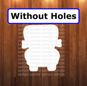 WithOUT holes - Truck shape - 6 different sizes - Sublimation Blanks