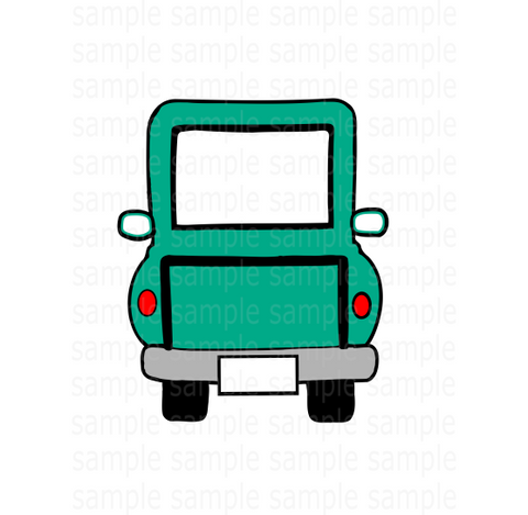 (Instant Print) Digital Download - Turquoise truck
