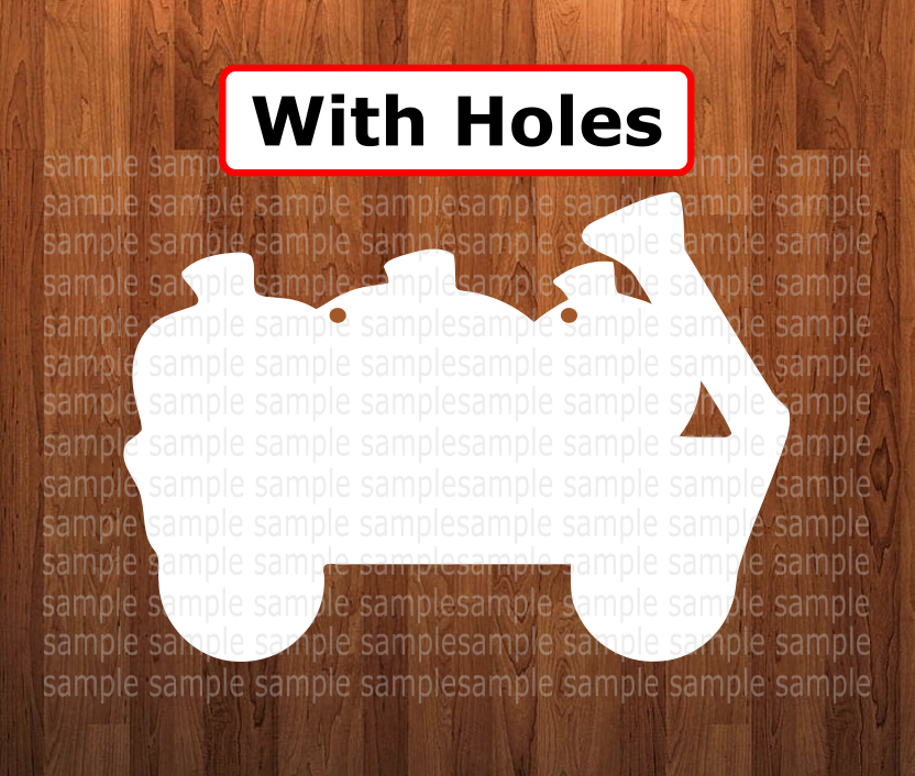 With holes - Wagon shape - 6 different sizes - Sublimation Blanks