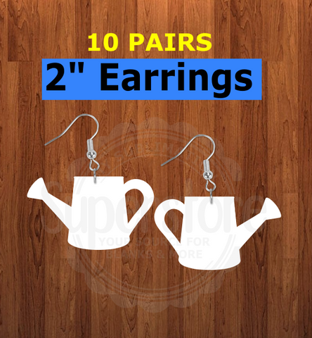 Watering can earrings size 2inch -  BULK PURCHASE 10pair
