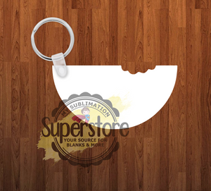 Watermelon Keychain - Single sided or double sided - Sublimation Blank