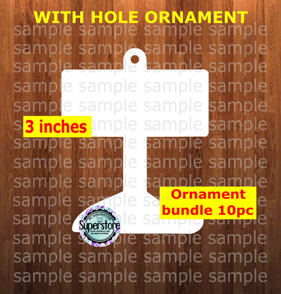 Winter sign - WITH hole - Ornament Bundle Price