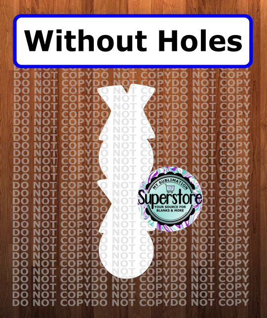Xoxo  - withOUT holes - Wall Hanger - 5 sizes to choose from - Sublimation Blank