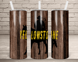 (Instant Print) Digital Download -  Yellowstone tumbler 20oz skinny tapered - made for our sublimation blanks